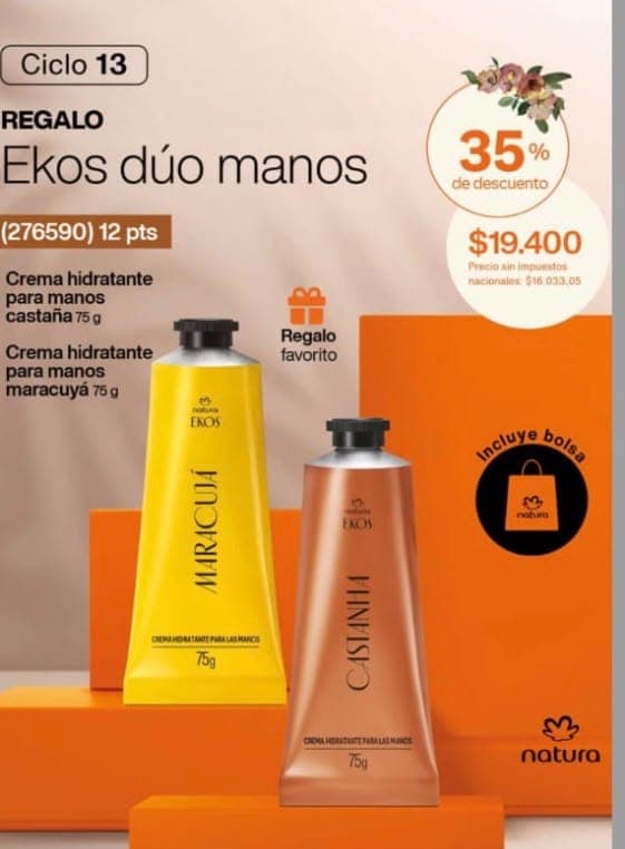 Dúo Cremas de manos